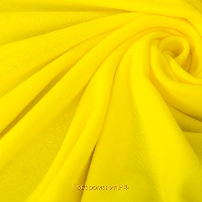 Плед «Экономь и Я», цвет жёлтый, 150 × 130 см, 160 г/м², п/э 100 %