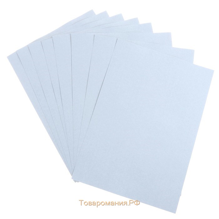 Картон белый А3, 8 листов Calligrata, немелованный, плотность 220 г/м2