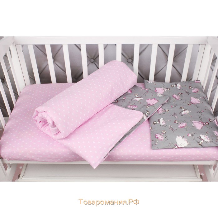 Детское постельное бельё Baby Boom, 75х125 см, 112х147 см, 40х60 см