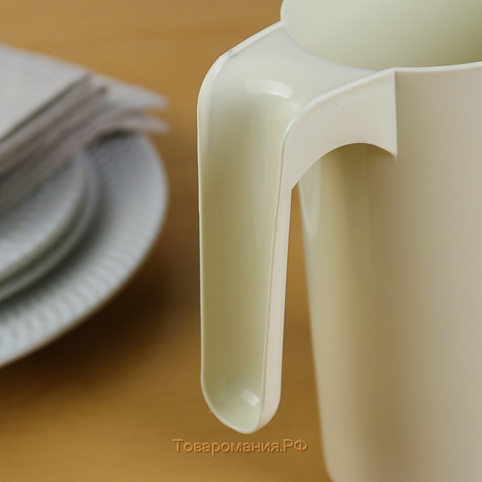 Кувшин-подставка для молочного пакета "100% качества", 1 литр