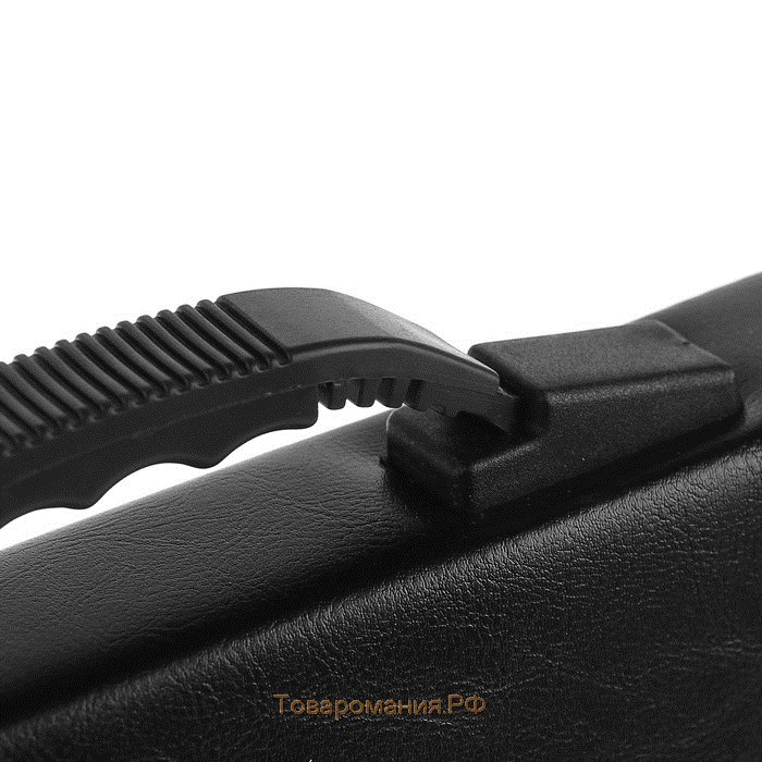 Портфель деловой 380 х 290 х 90 мм, искусственная кожа, с наплечным ремнём "Шушары" чёрный  6С21