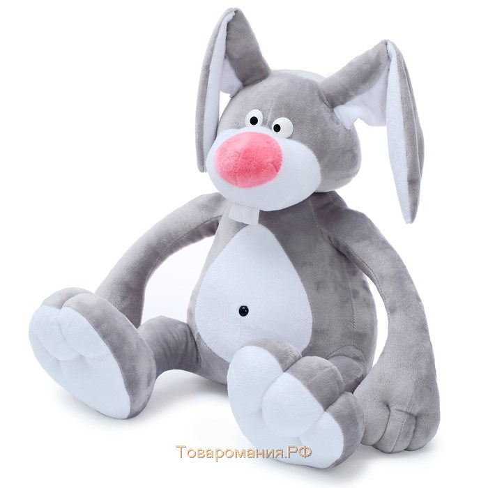 Мягкая игрушка «Кролик Эрни», 62 см, цвет серый