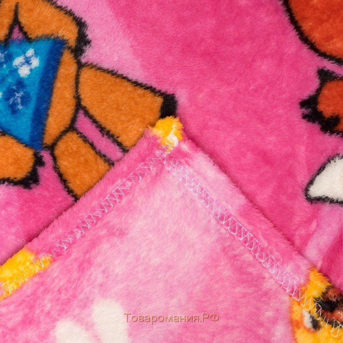 Плед Павлинка «МимиМишки», размер 150х100 см, цвет розовый, аэрософт