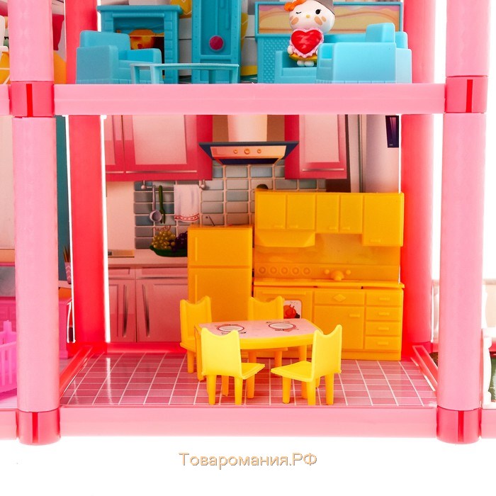 Дом для кукол «Кукольный дом» с мебелью и аксессуарами