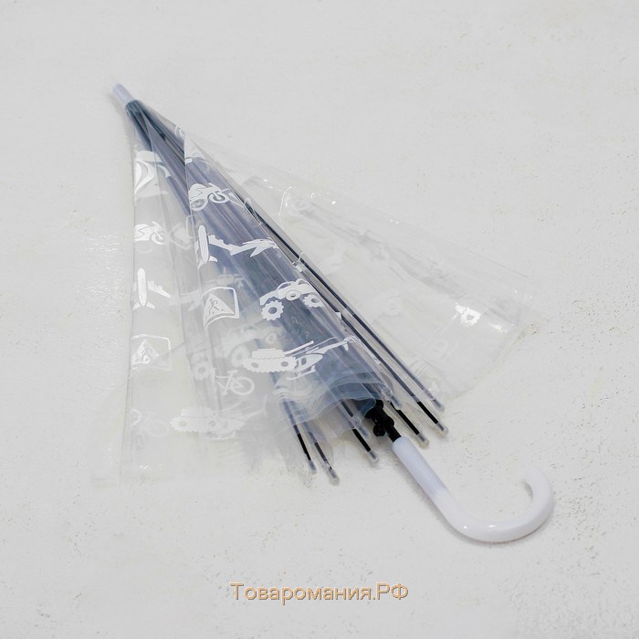 Зонт детский «Путешествуй»‎ прозрачный, d=90см