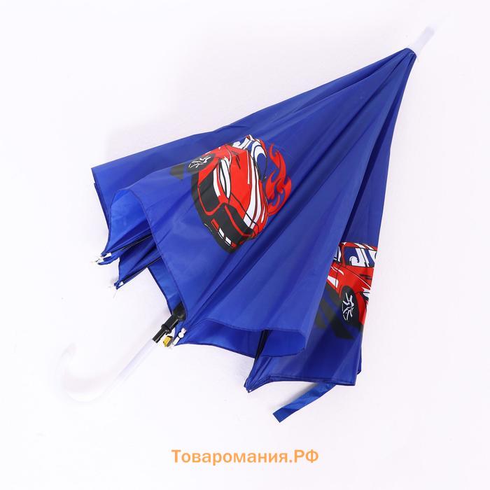Зонт детский полуавтоматический «Красная машина»,‎ d=70 см