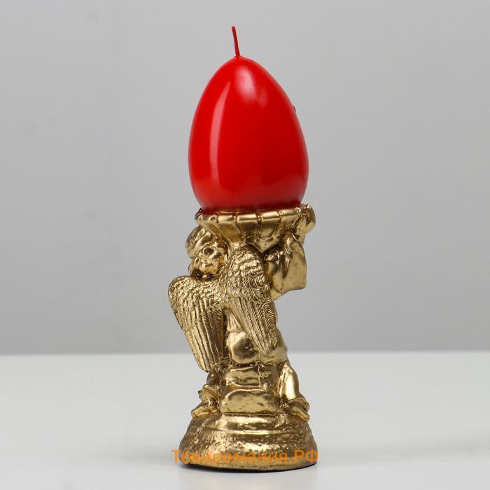 Свеча фигурная "Пасхальный ангел", бронза, 5.5х16.2 см, 175 гр