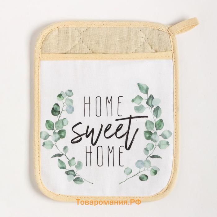 Набор подарочный Home sweet прихватка-карман, полотенце, лопатка