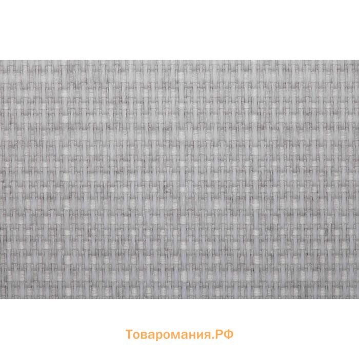 Рулонная штора блэкаут Decofest «Шалюр», 50х160 см, цвет серебристый