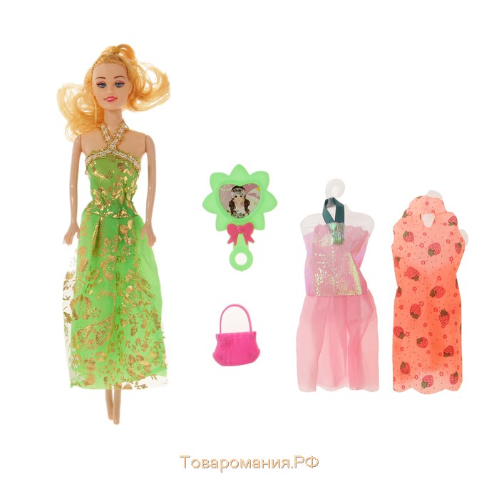 Кукла-модель «Анюта» с одеждой и аксессуарами, МИКС