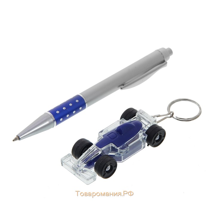 Набор подарочный 2в1 (ручка, фонарик машинка)
