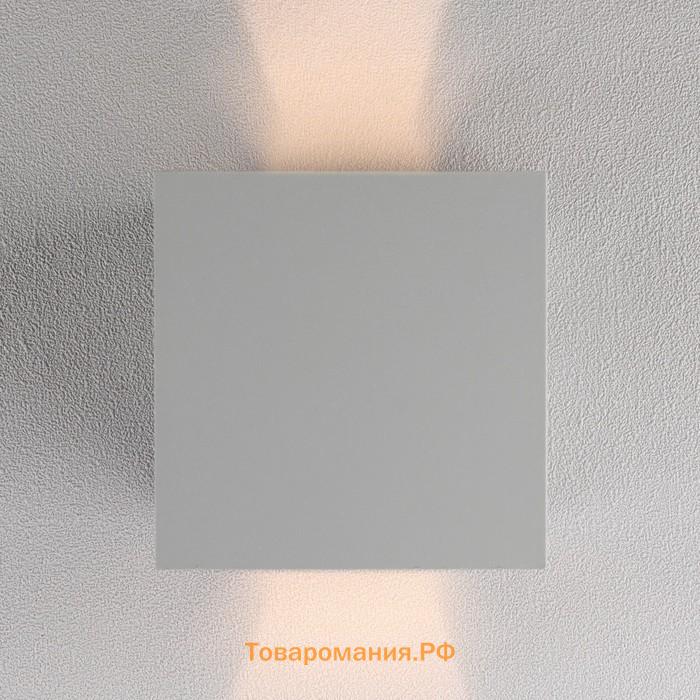 Светильник светодиодный настенный FSD-004, 6 Вт, 450 Лм, 3000К, IP54, 220 В, металл, серый