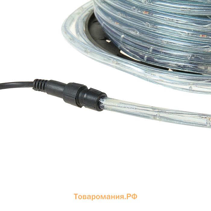 Световой шнур Lighting 11 мм, IP65, 100 м, 24 LED/м, 220 В, 2W, постоянное свечение, свечение синее