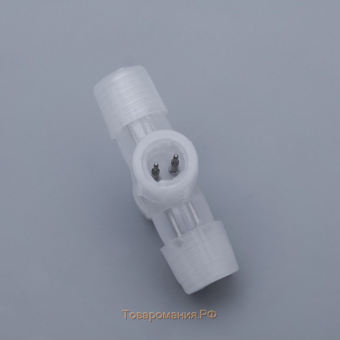 Х-образный коннектор Lighting для светового шнура 11 мм, 2-pin