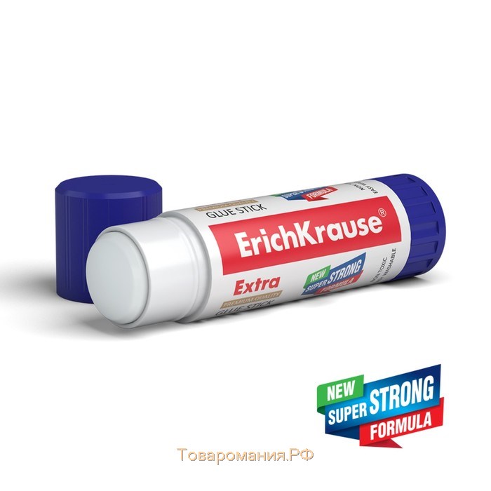 Клeй-карандаш ErichKrause Extra PVP, 36 г, усиленный