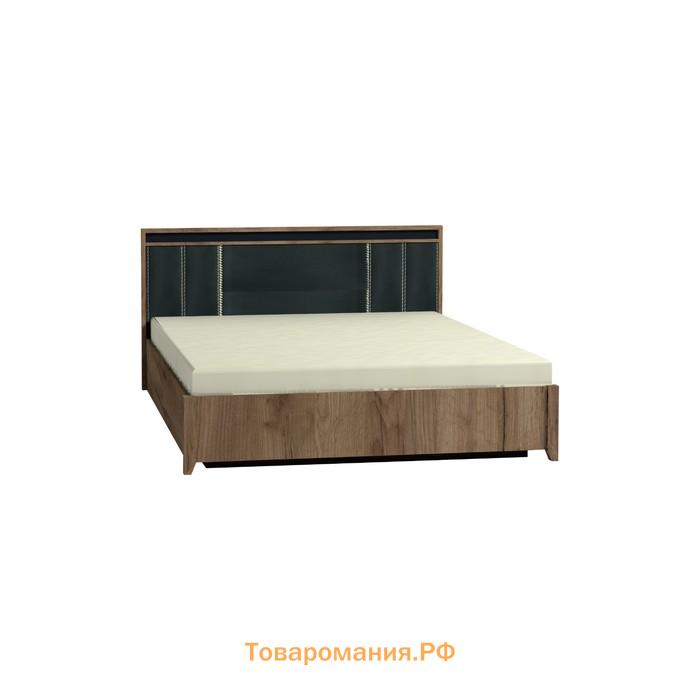 Кровать Nature 308 с подъёмным механизмом, 1400 × 2000 мм, цвет дуб табачный сraft /чёрный