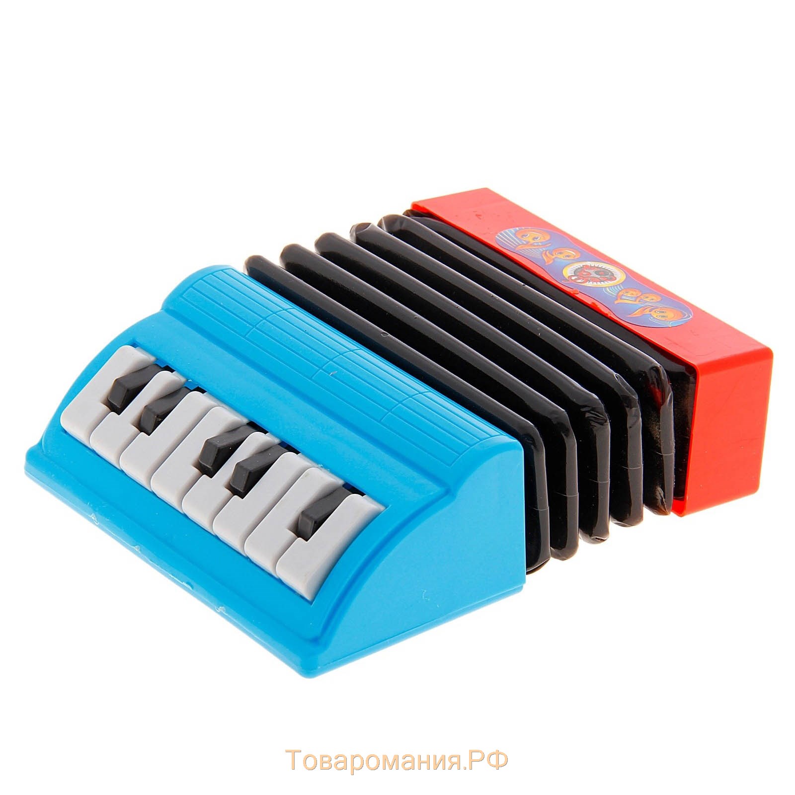 Музыкальная игрушка аккордеон «Музыкальный взрыв», 13 клавиш, работает от батареек, цвета МИКС