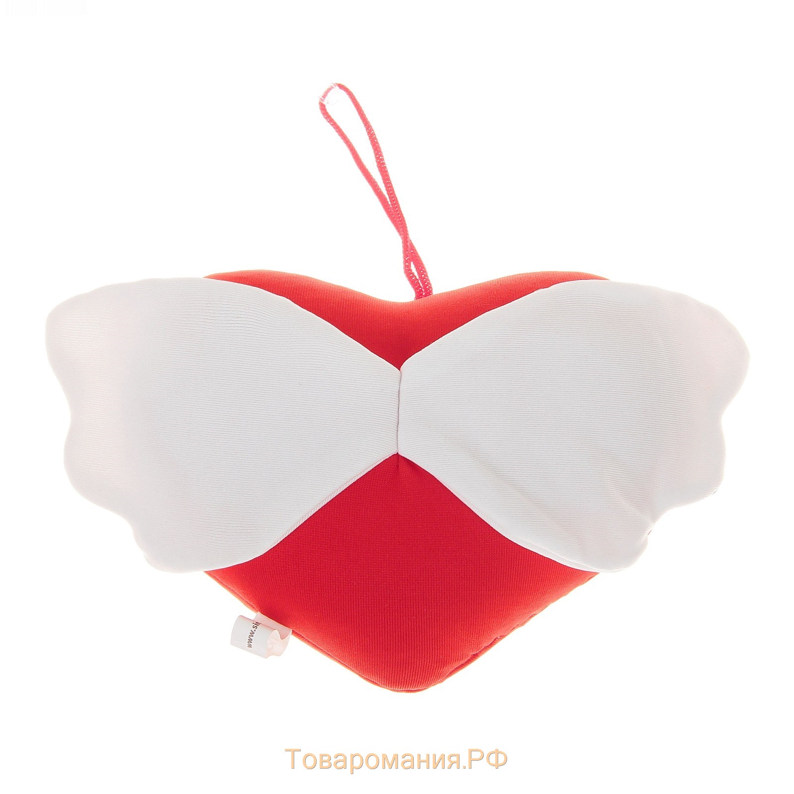 Мягкая игрушка-антистресс на присоске Сердечко с крыльями "Люблю тебя!"