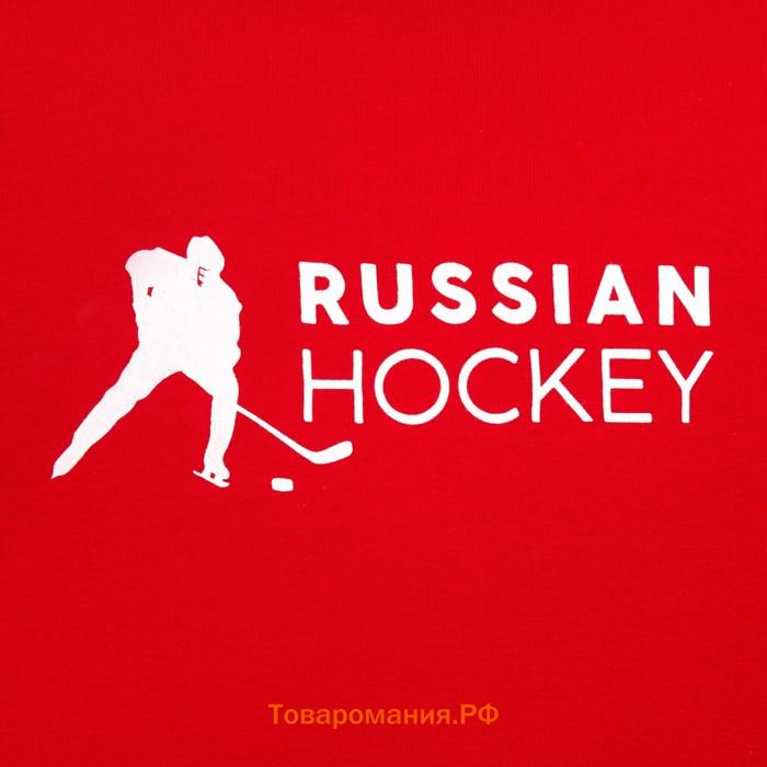 Худи President Спорт.Хоккей, размер S, цвет красный