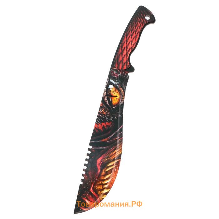 Деревянный нож мачете «Дракон», длина 43 см