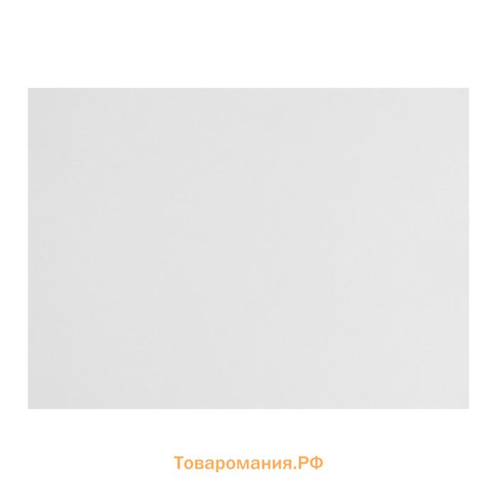 Картон белый А5 10 листов, двойное мелование, односторонний, 200 г/м² Calligrata "Эконом", в пакете