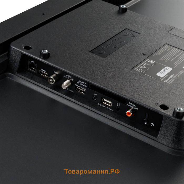 Телевизор Hyundai H-LED32BS5003, 32", 1366x768, DVB-T2/C/S2,HDMI 2, USB 1, SmartTV,чёрный