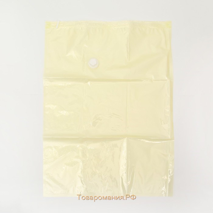 Вакуумный пакет для хранения вещей «Жасмин», 60×80 см, ароматизированный, цвет жёлтый