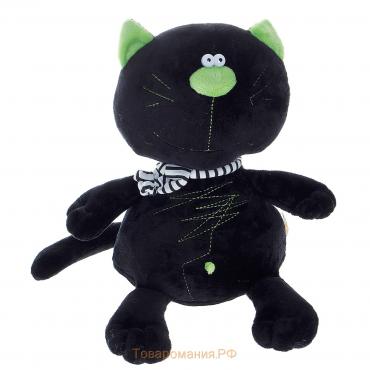 Мягкая игрушка «Кот Батон», цвет чёрный, 30 см