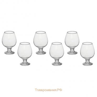 Набор стеклянных бокалов для коньяка Bistro, 265 мл, 6 шт
