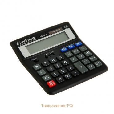 Калькулятор настольный 14-разрядный, ErichKrause DC-414