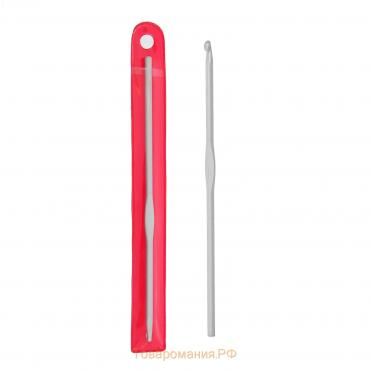 Крючок для вязания, с тефлоновым покрытием, d = 4 мм, 15 см