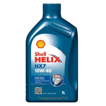 Масло моторное Shell Helix  DIESEL HX7 10W-40, 550040506, 1 л