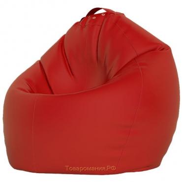 Кресло-мешок «Груша» Позитив, размер XXXL, диаметр 110 см, высота 145 см, оксфорд, цвет красный