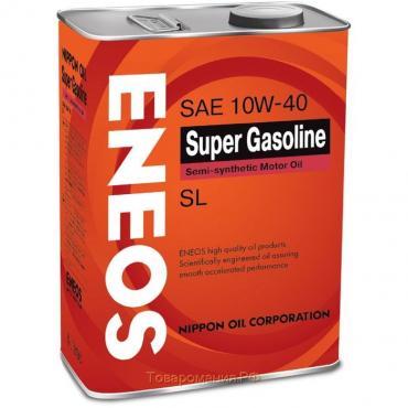 Масло моторное ENEOS SL 10W-40, полусинтетическое, 4 л