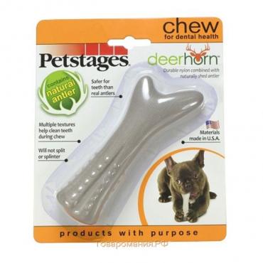 Игрушка Petstages  Deerhorn для собак,  с оленьими рогами, маленькая