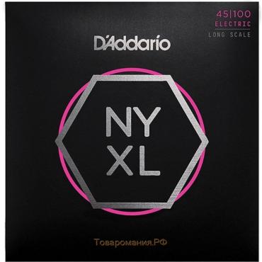 Комплект струн для бас-гитары D'Addario NYXL45100 NYXL