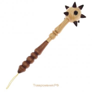 Сувенирное деревянное оружие "Булава", 26 см, микс