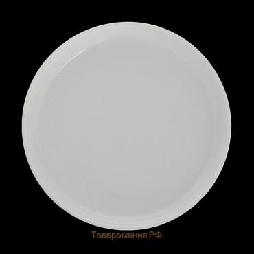 Тарелка фарфоровая Wilmax, d=19 см, цвет белый