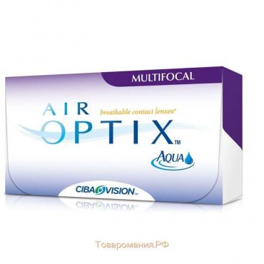 Контактные линзы Air Optix Aqua Multifocal, высокая, -5,25/8,6, в наборе 3 шт