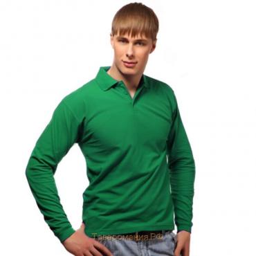 Рубашка мужская, размер 48, цвет зелёный
