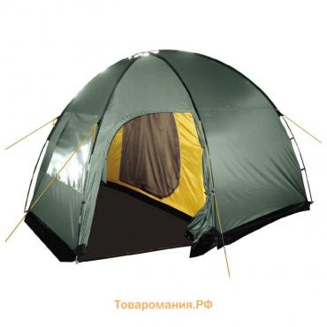 Палатка, серия Casmping Dome 3, зелёная, 3-местная