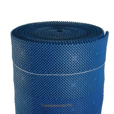 Покрытие ковровое щетинистое «Травка», 0,95×11,8 м, в рулоне, цвет синий