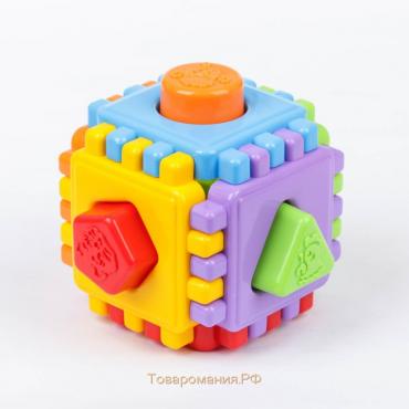 Развивающая игрушка Логический куб «Геометрик» 10,5х10,5х10,5см.