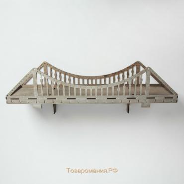 Полка деревянная "Крымский мост", 75 см