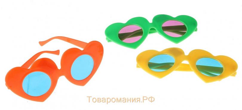 Карнавальные очки детские "Масти. Черви", цвета МИКС