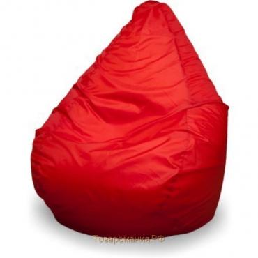 Кресло - мешок «Груша» малая, ширина 60 см, высота 85 см, цвет красный, плащёвка