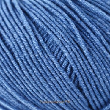 Пряжа "Jeans" 55% хлопок, 45% акрил 160м/50гр (16 яр. голубой)
