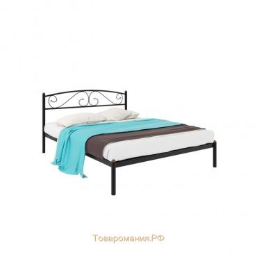 Кровать «Вероника», 1600×2000 мм, металл, цвет чёрный