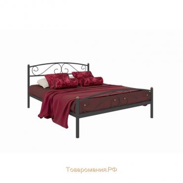 Кровать «Вероника плюс», 1600×2000 мм, металл, цвет чёрный