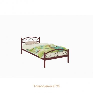 Кровать «Вероника Мини Плюс», 900 × 1900 мм, металл, цвет коричневый